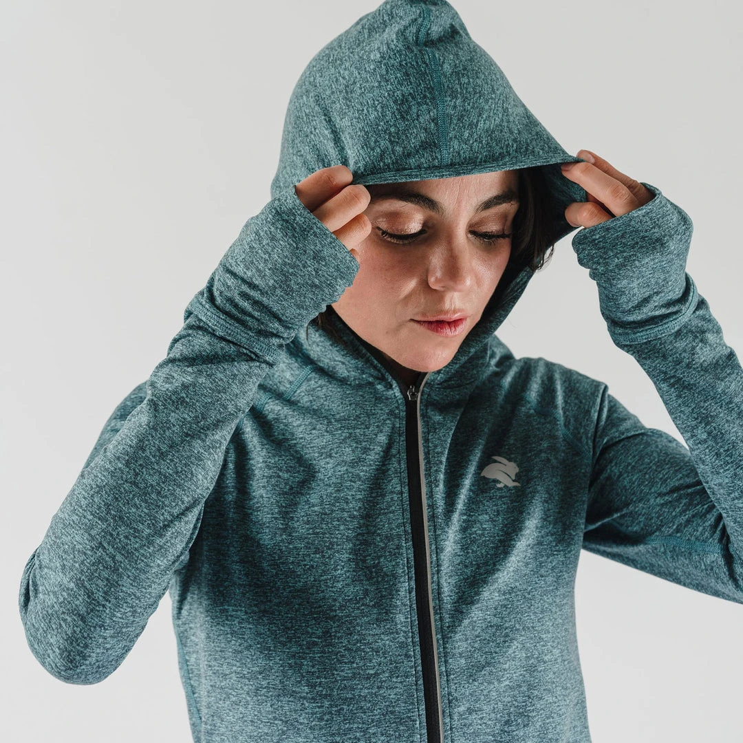 Rabbit Tops Women's EZ Hoodie -Baltic 8 Rabbit Tops Women's EZ Hoodie -Baltic