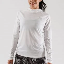 Rabbit Tops Women's Deflector Long Sleeve Top - White