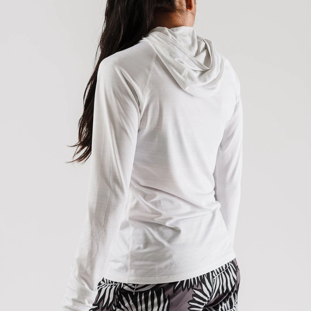 Rabbit Tops Women's Deflector Long Sleeve Top - White 4 Rabbit Tops Women's Deflector Long Sleeve Top - White