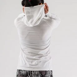 Rabbit Tops Women's Deflector Long Sleeve Top - White 10 Rabbit Tops Women's Deflector Long Sleeve Top - White