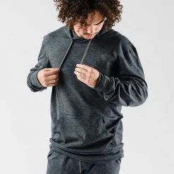 Rabbit Men's Mister Hood Pullover - Charcoal