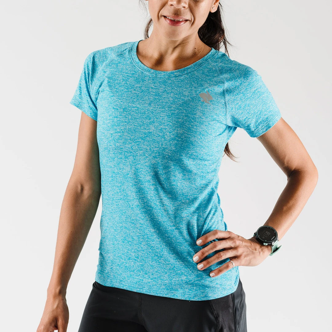 Rabbit Women's EZ Tee Short Sleeve Top - Hawaiian Ocean Tops 1 Rabbit Women's EZ Tee Short Sleeve Top - Hawaiian Ocean Tops