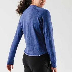 Rabbit Women's SisterCREW Crop Pullover - Mazarine Blue