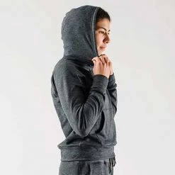 Rabbit Women's Sisterhood Cropped 2.0 Pullover - Charcoal 6 Rabbit Women's Sisterhood Cropped 2.0 Pullover - Charcoal