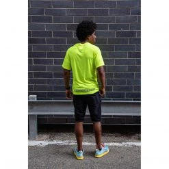 Chip Time Running Apparel Unisex A Runner's Life Hi-Viz Performance Shirt - Safety Yellow