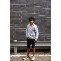 Chip Time Running Apparel Unisex A Runner's Life Hoodie - Grey/Red