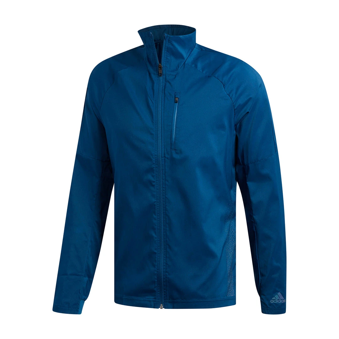 Adidas Men's Solar Jacket- Legend Marine / Heather Apparel 1 Adidas Men's Solar Jacket- Legend Marine / Heather Apparel