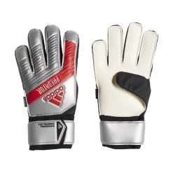 Adidas Predator Top Training Fingersave Goalkeeper Gloves - Silver Metallic/Black