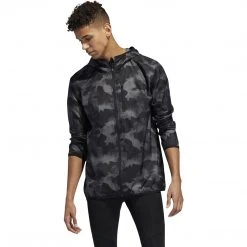 Adidas Men's Own The Run Jacket - Grey Four F17/Grey Six/Black Jackets & Vests