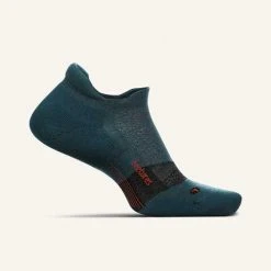 Feetures Unisex Merino 10 Ultra Light No Show Tab - Deep Ocean