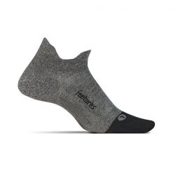 Feetures Socks Unisex Elite Ultra Light No Show Tab Sock - Grey