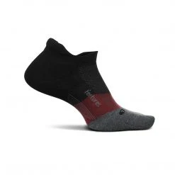 Feetures Unisex Elite Ultra Light No Show Tab Socks - Smoky Quartz