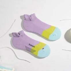 Feetures Unisex Elite Ultra Light No Show Tab Socks - Purple Orchid