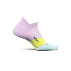 Feetures Unisex Elite Ultra Light No Show Tab Socks - Purple Orchid