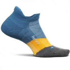 Feetures Accessories Unisex Elite Light Cushion No Show Tab - Atlantic Blue
