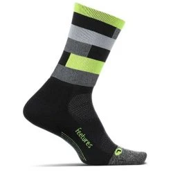 Feetures Accessories Unisex Elite Light Cushion Mini Crew - Crypto Reflector