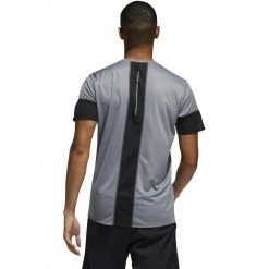 Adidas Tops Men's 25/7 RunR Tee Shirt - Grey