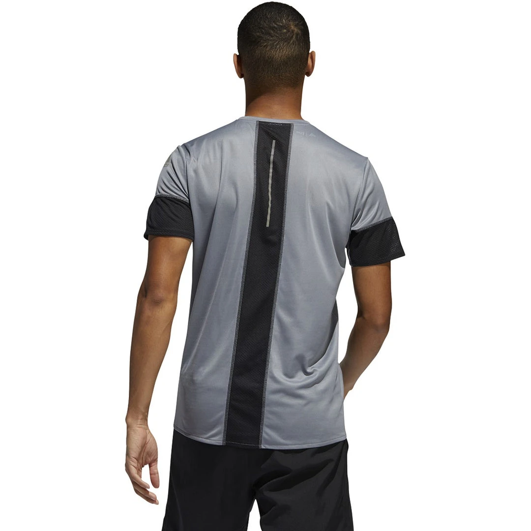 Adidas Tops Men's 25/7 RunR Tee Shirt - Grey 2 Adidas Tops Men's 25/7 RunR Tee Shirt - Grey