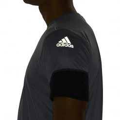 Adidas Tops Men's 25/7 RunR Tee Shirt - Grey 7 Adidas Tops Men's 25/7 RunR Tee Shirt - Grey