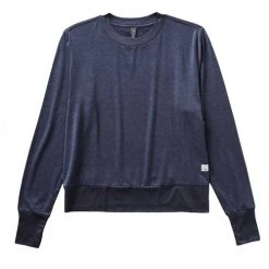 Vuori Women's Daydream Crew - Azure Heather Tops