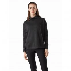 Arcteryx Women's Estella Sweater - Black Heather Tops