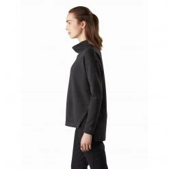 Arcteryx Women's Estella Sweater - Black Heather Tops