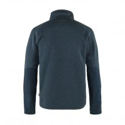 Fjällräven Men's Övik Fleece Zip Sweater - Navy