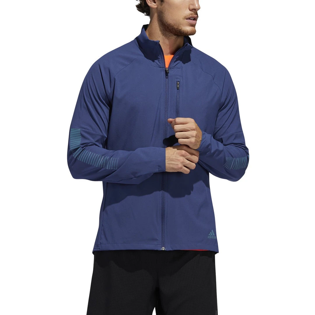 Adidas Men's Rise Up N Run Jacket - Tech Indigo 1 Adidas Men's Rise Up N Run Jacket - Tech Indigo