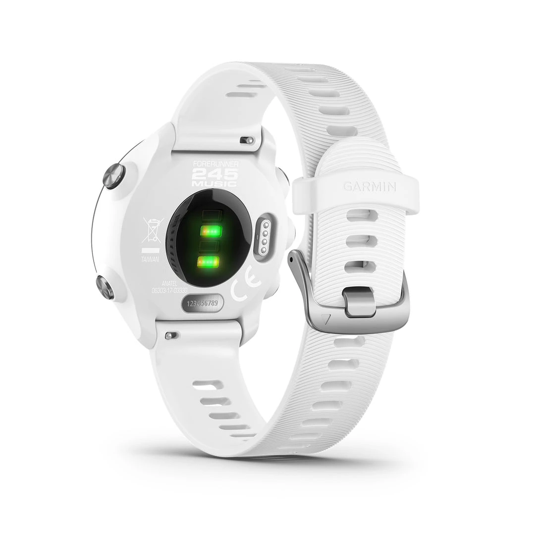 Garmin Forerunner® 245 GPS Running Smartwatch With Music - White 4 Garmin Forerunner® 245 GPS Running Smartwatch With Music - White