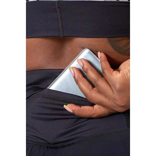 Perspective Fitwear Bottoms Women's Feel The Flow Short - Black 4 Perspective Fitwear Bottoms Women's Feel The Flow Short - Black