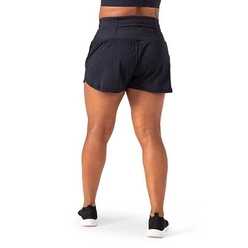Perspective Fitwear Bottoms Women's Feel The Flow Short - Black 3 Perspective Fitwear Bottoms Women's Feel The Flow Short - Black