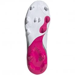 Adidas Unisex Copa Sense .2 Firm Ground Soccer Shoe - Footwear White/Core Black/Shock Pink