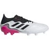 Adidas Unisex Copa Sense .2 Firm Ground Soccer Shoe - Footwear White/Core Black/Shock Pink