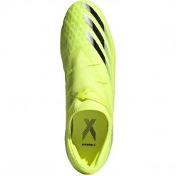 Adidas Men's X Ghosted .2 Firm Ground Soccer Shoe - Solar Yellow/Footwear White/Team Royal Blue