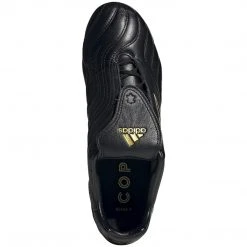 Adidas Unisex Copa Kapitan .2 Firm Ground Soccer Cleat - Core Black/Core Black/Gold Metallic