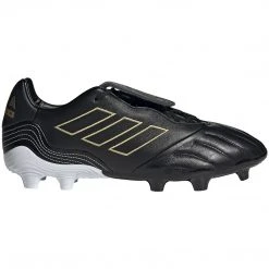 Adidas Unisex Copa Kapitan .2 Firm Ground Soccer Cleat - Core Black/Core Black/Gold Metallic