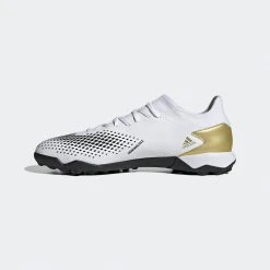 Adidas Predator 20.3 Low Turf Men's Boots - White/Gold/Black Soccer