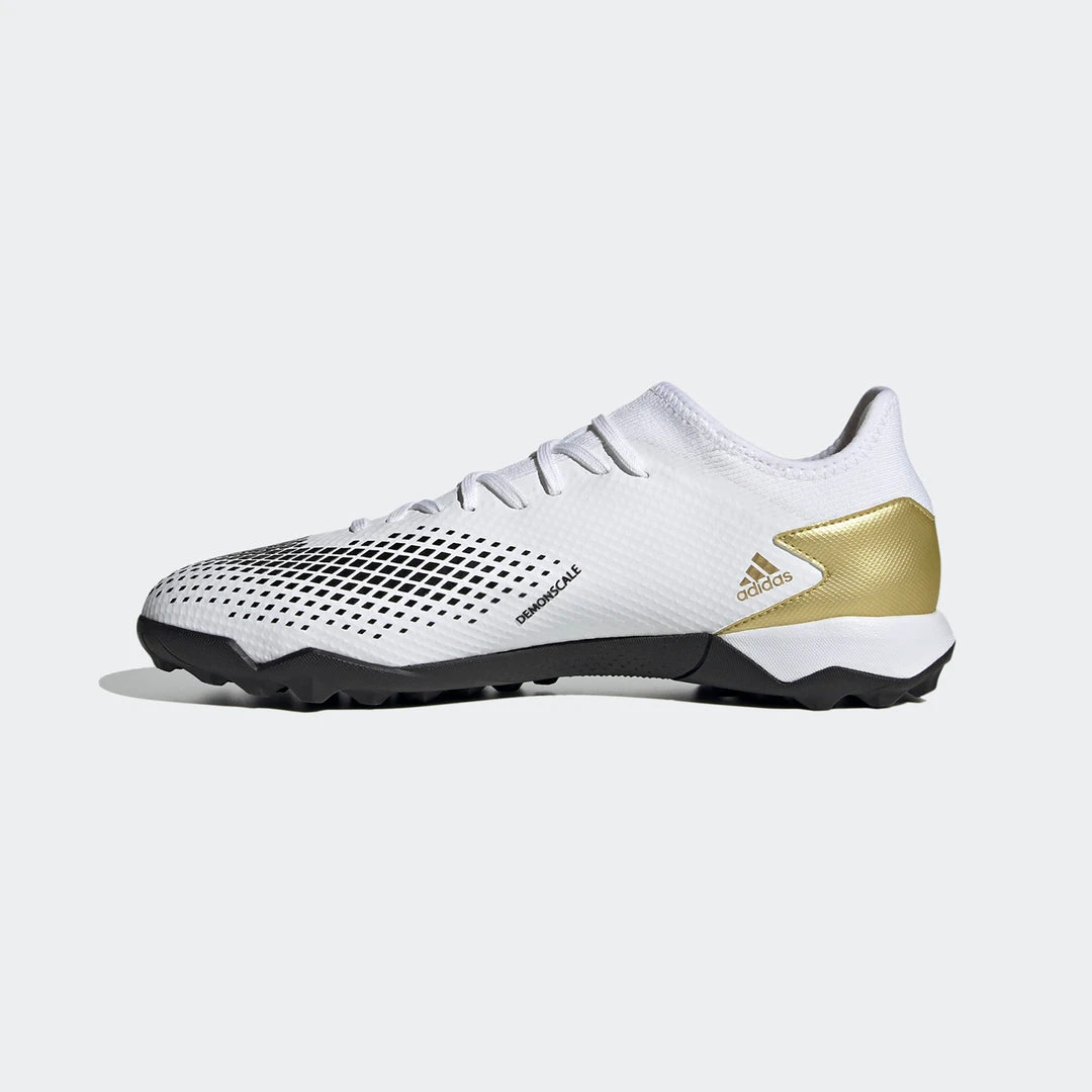 Adidas Predator 20.3 Low Turf Men's Boots - White/Gold/Black Soccer 2 Adidas Predator 20.3 Low Turf Men's Boots - White/Gold/Black Soccer