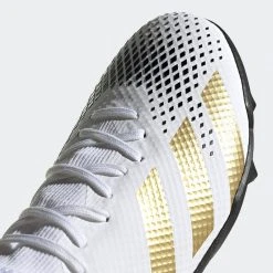 Adidas Predator 20.3 Low Turf Men's Boots - White/Gold/Black Soccer 16 Adidas Predator 20.3 Low Turf Men's Boots - White/Gold/Black Soccer