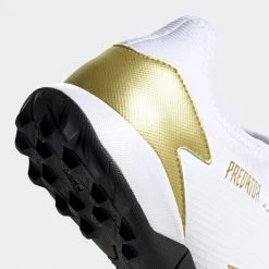 Adidas Predator 20.3 Low Turf Men's Boots - White/Gold/Black Soccer 17 Adidas Predator 20.3 Low Turf Men's Boots - White/Gold/Black Soccer