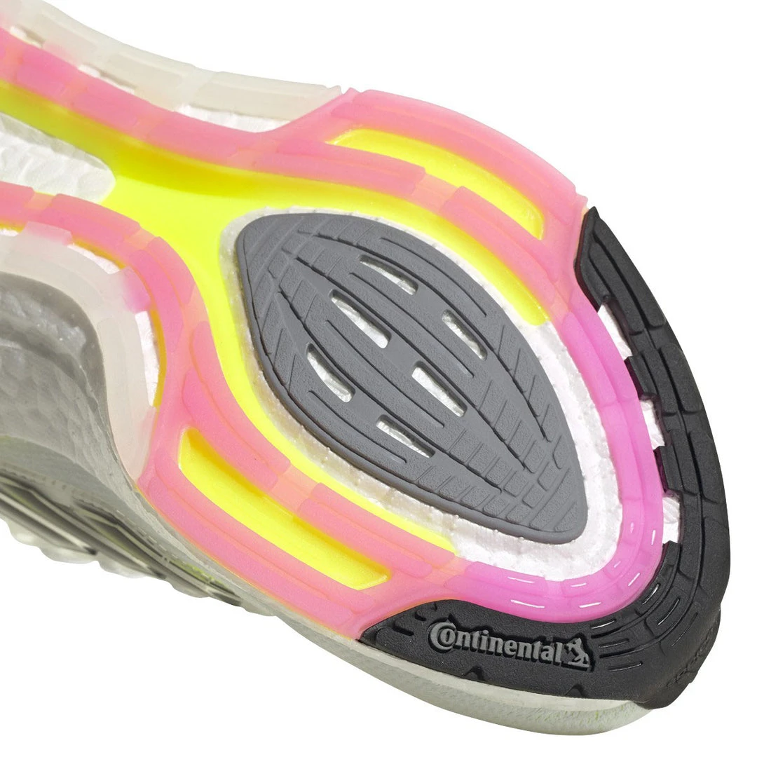 Adidas Women's Ultraboost 21 Running Shoe - Footwear White/Core Black/Solar Yellow - Regular (B) 6 Adidas Women's Ultraboost 21 Running Shoe - Footwear White/Core Black/Solar Yellow - Regular (B)