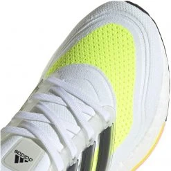 Adidas Women's Ultraboost 21 Running Shoe - Footwear White/Core Black/Solar Yellow - Regular (B) 8 Adidas Women's Ultraboost 21 Running Shoe - Footwear White/Core Black/Solar Yellow - Regular (B)