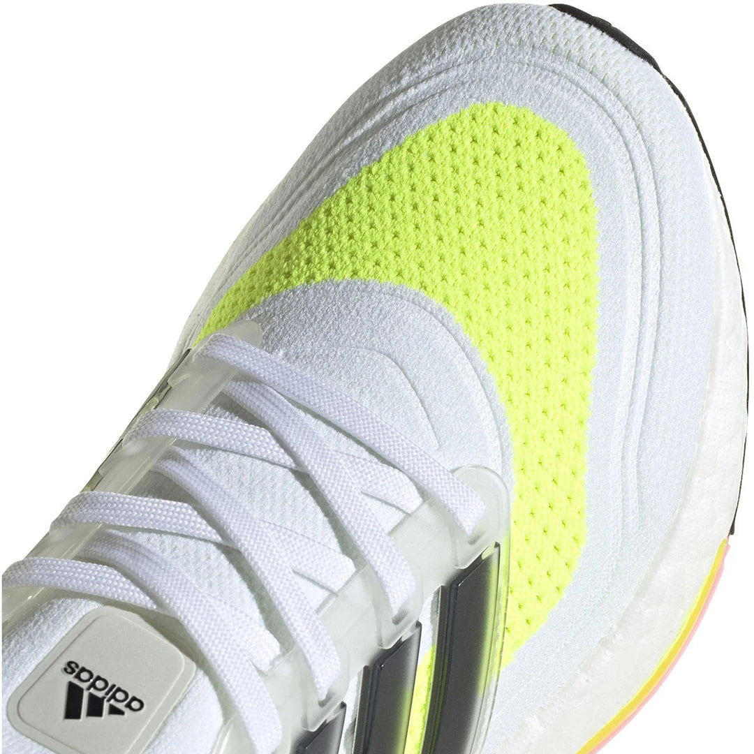 Adidas Women's Ultraboost 21 Running Shoe - Footwear White/Core Black/Solar Yellow - Regular (B) 3 Adidas Women's Ultraboost 21 Running Shoe - Footwear White/Core Black/Solar Yellow - Regular (B)
