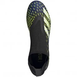 Adidas Predator Freak .3 Men's LL Firm Ground Soccer Shoe - Core Black/Footwear White/Solar Yellow