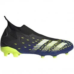 Adidas Predator Freak .3 Men's LL Firm Ground Soccer Shoe - Core Black/Footwear White/Solar Yellow