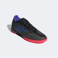 Adidas Unisex X Speedflow .3 Indoor Soccer Shoe - Core Black/Sonic Ink/Solar Yellow 13 Adidas Unisex X Speedflow .3 Indoor Soccer Shoe - Core Black/Sonic Ink/Solar Yellow