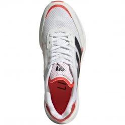 Adidas Shoes Women's Adizero Boston 10 Running Shoe - Cloud White/Core Black/Solar Red - Regular (B)