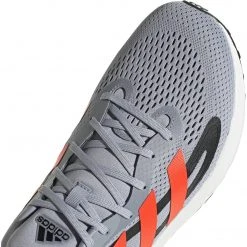Adidas Men's Solar Glide 4 Running Shoe - Halo Silver/Solar Red/Core Black - Regular (D) Shoes