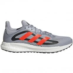 Adidas Men's Solar Glide 4 Running Shoe - Halo Silver/Solar Red/Core Black - Regular (D) Shoes