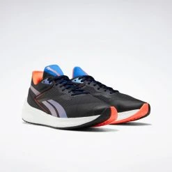 Reebok Men's Floatride Energy Symmetros Running Shoe - Night Black/Court Blue/Orange Flame - Regular (D)